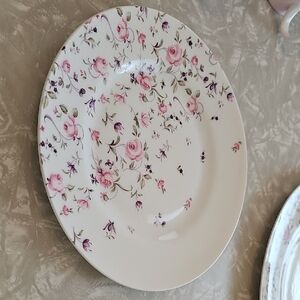 Royal Albert Pink and Purple Floral Salad Plate